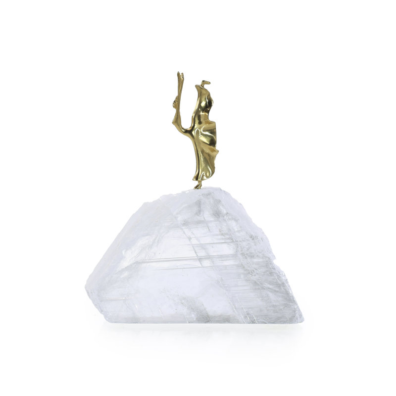Ethereal Dancer Sculpture On Selenite I