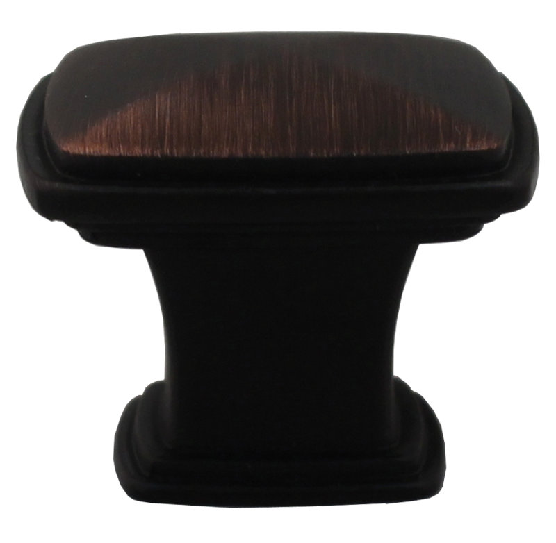 Poignée rectangulaire Sherwood, Bronze vintage