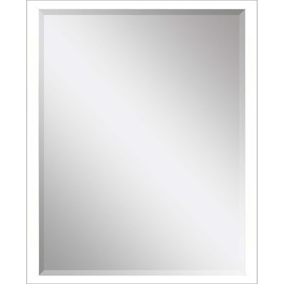 Adreauna Wood Flat Wall Mirror