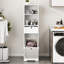 Armoire de trieuse à lessive blanche Space