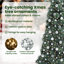 Artificial Pre-lit Christmas Tree with Ball Set-1964117813-1964117819