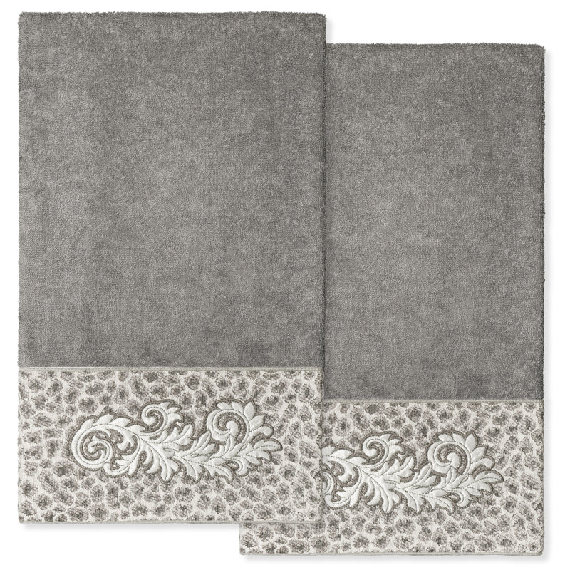 Midweight Bath Towel, Dark Gray