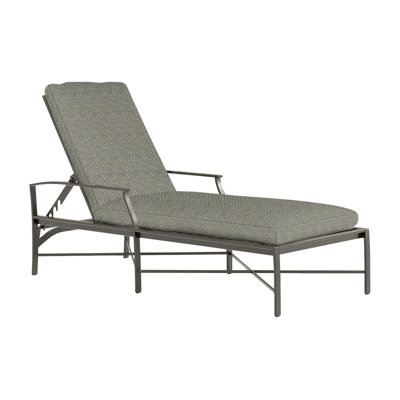 Monaco 76" Long Reclining Single Chaise with Cushions