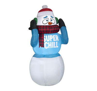 Bonhomme de neige animé de Noël Gemmy