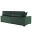 2 - Piece Upholstered Corduroy Modular Sectional Sofa with Pillow Back and Solid Wood Legs-1717748302