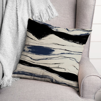 Abstract Outdoor Reversible Throw Pillow