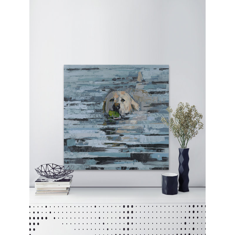 Coincé dans le trou-impression sur toile tendue, H 24 po x l 24 po x P 1,5 po