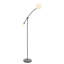 Corso 140cm Black Arched Floor Lamp