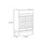 Armoire d'appoint à porte coulissante en verre Guardrail