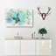 Green Hummingbird - Wrapped Canvas-56656824