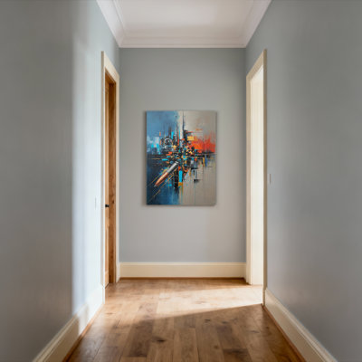 Motif abstrait de balles et d'engrenages, reproduction d'art sur toile tendue sur toile, ensemble de 1