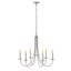 Simple Sweep 6-Light Candle Style Classic/Traditional Chandelier-64100204