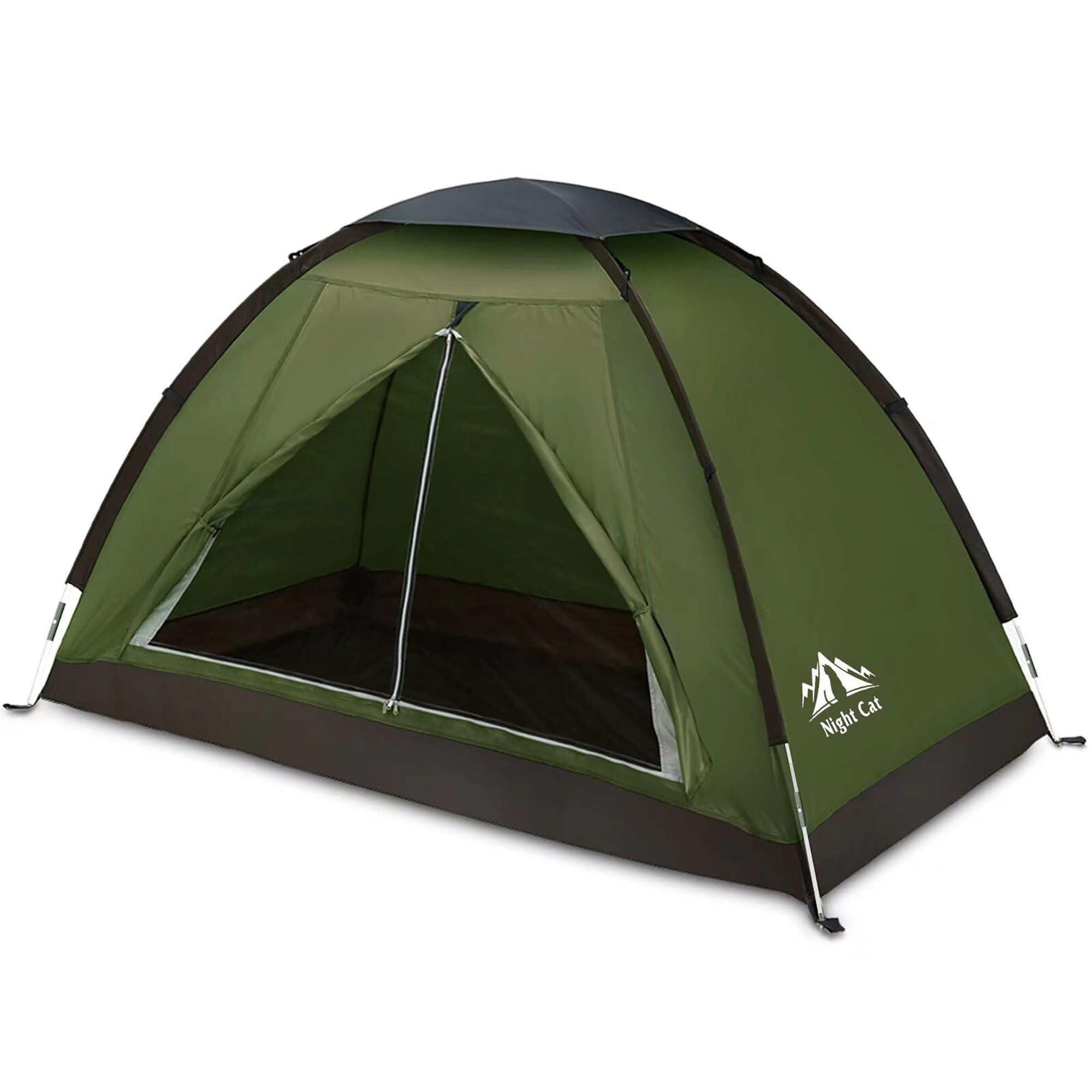 Tente Forceatt 2 Personnes 4 Saisons – Imperméable PU3000, Légère, Orange