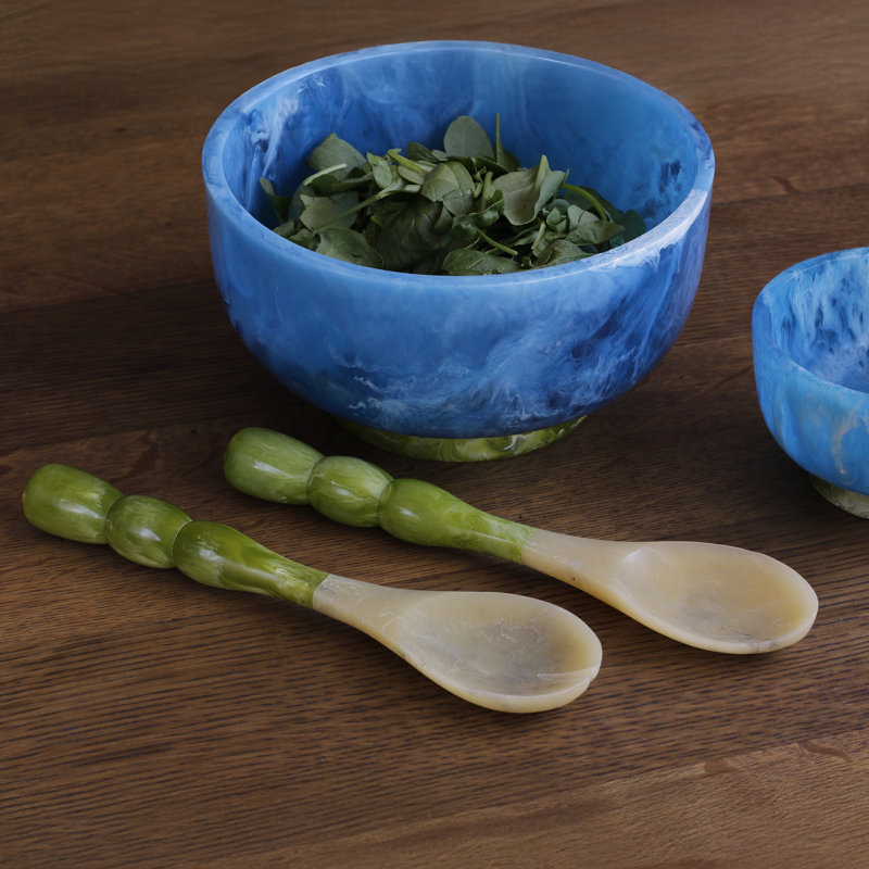 Resin Dining Bowl, Blue/Green