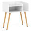 Table de chevet moderne Mid-Century avec tablettes ouvertes-625848015