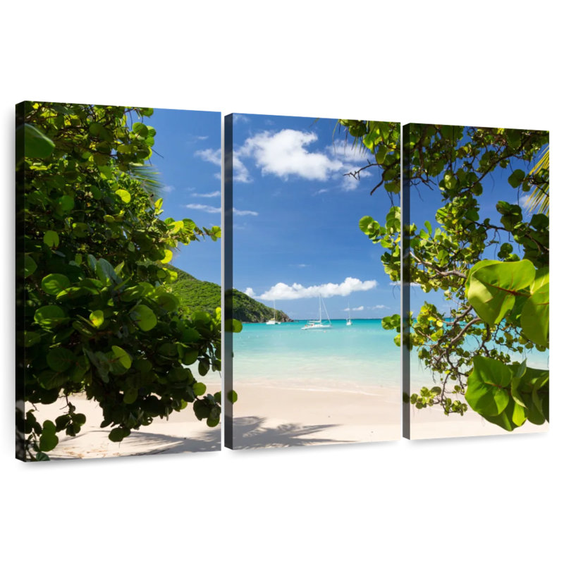 Gillard Anse Marcel Beach, 20" H x 33" W