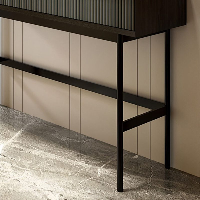 Console Modern Minimalist Luxury, Noir, noir, noir, noir, H 33,46 po x l 47,24 po x P 13,78 po