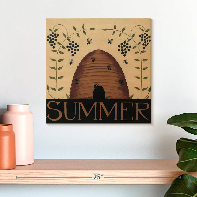 Brampt Summer Bees, 16" H x 16" W