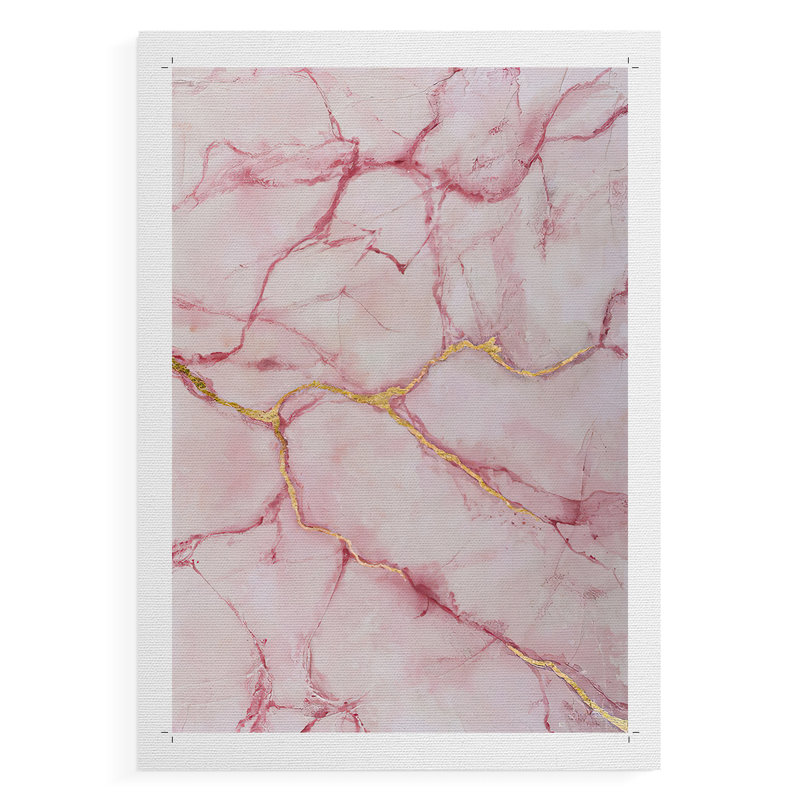 Rose Marble II - impression sur toile seulement - non encadrée, H 27 po x l 18 po