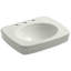 Bancroft® Vitreous China 24" Pedestal Bathroom Sink-10940644