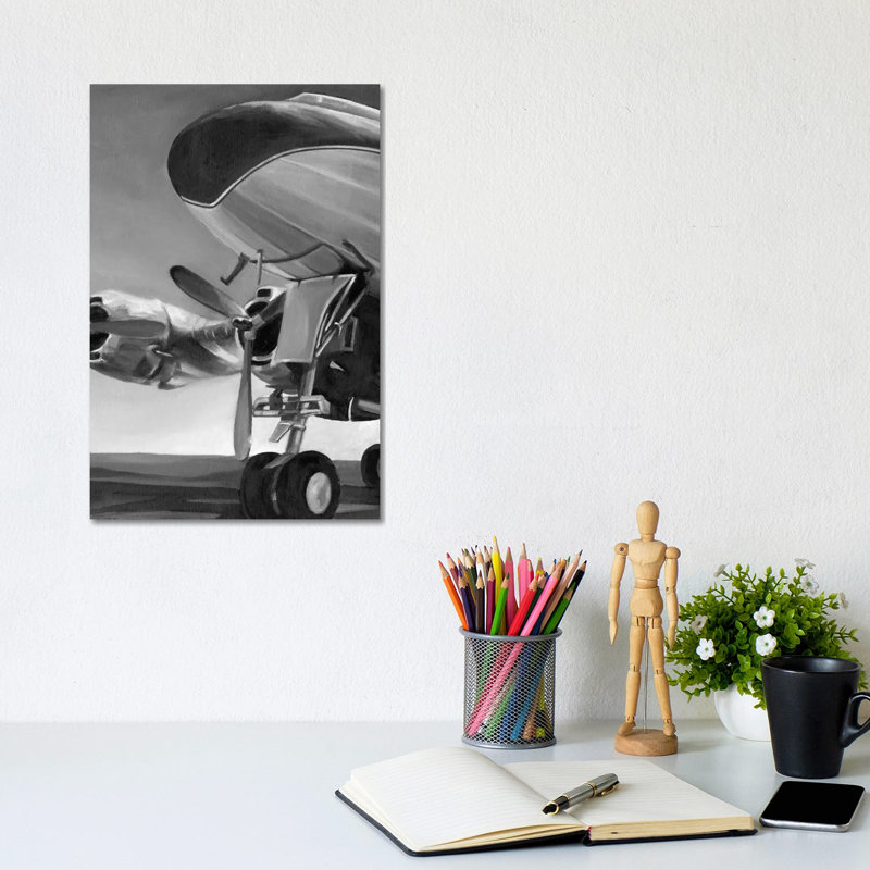 Aviation Icon II by Ethan Harper - Wrapped Canvas Print, 20.32 cm H x 30.48 cm W