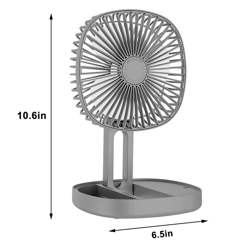 Ventilateur personnel 10,6 po Deago, Gris