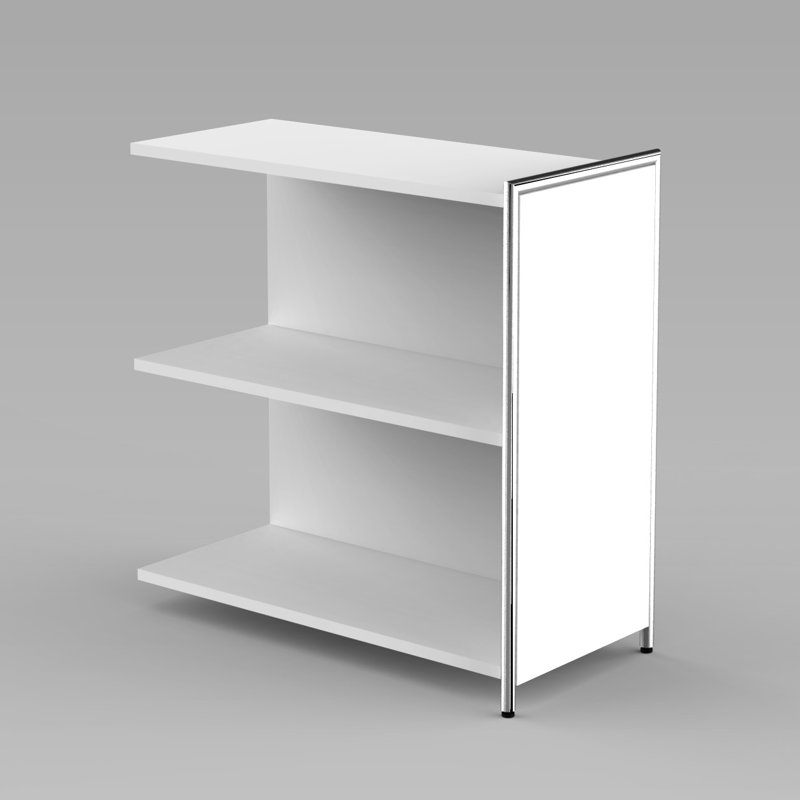 38cm W Manufactured Wood Add-On Unit, White