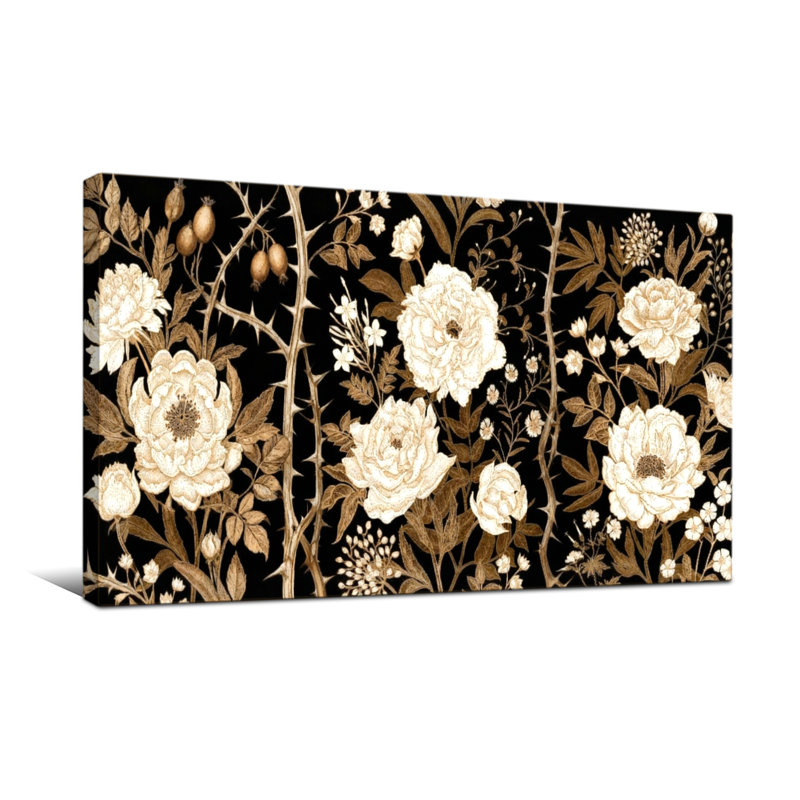 Plantes et fleurs, H 24 po x l 48 po