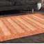 Tapis de la surface en laine foncé/crème 3 pi 10 po x 6 pi 1 po one-of-kind à la main-noué la 2010 Agel