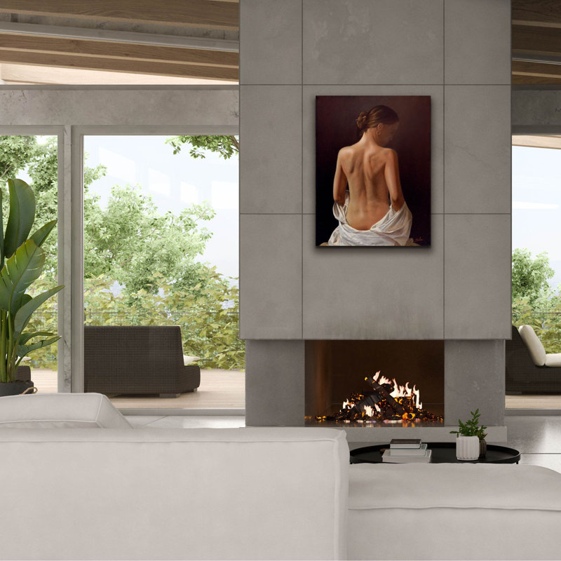 Loveah sur toile, H 34 po x l 26 po x P 1,5 po