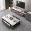 Table basse italienne simple en ardoise avec tiroirs