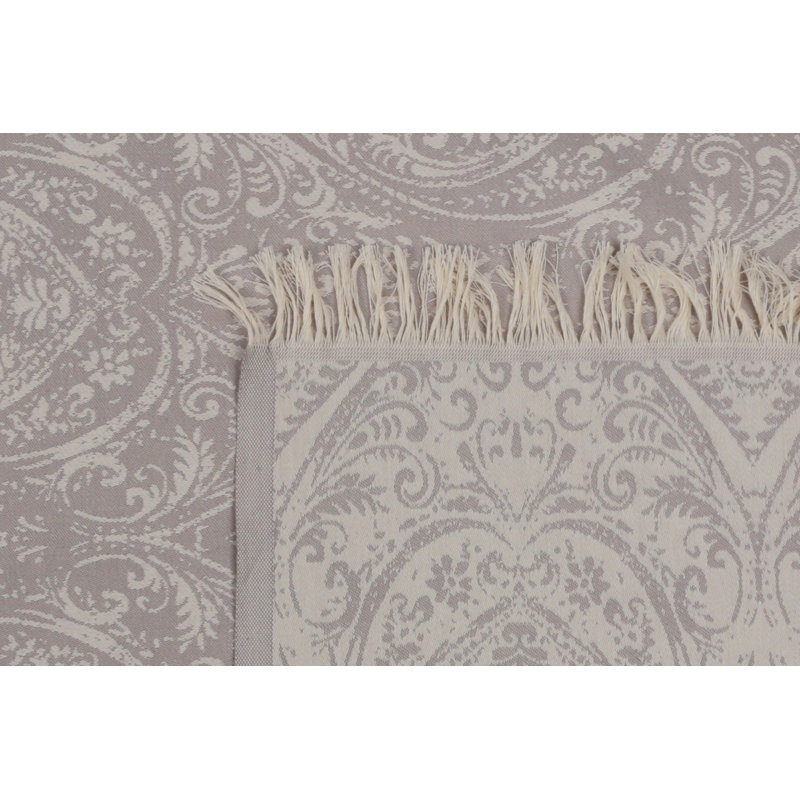 Serviette de plage 100% coton Lawlor, Beige