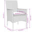 Chaises de patio avec coussins 2 pièces en rotin de polyester noir-433990628