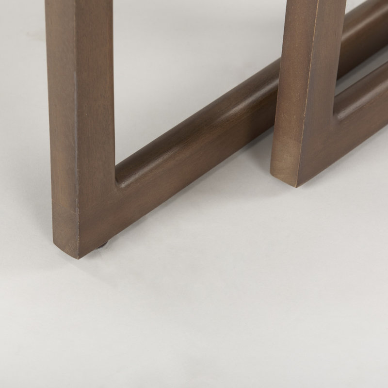 Cinna Solid Wood Nesting Tables, Medium Brown