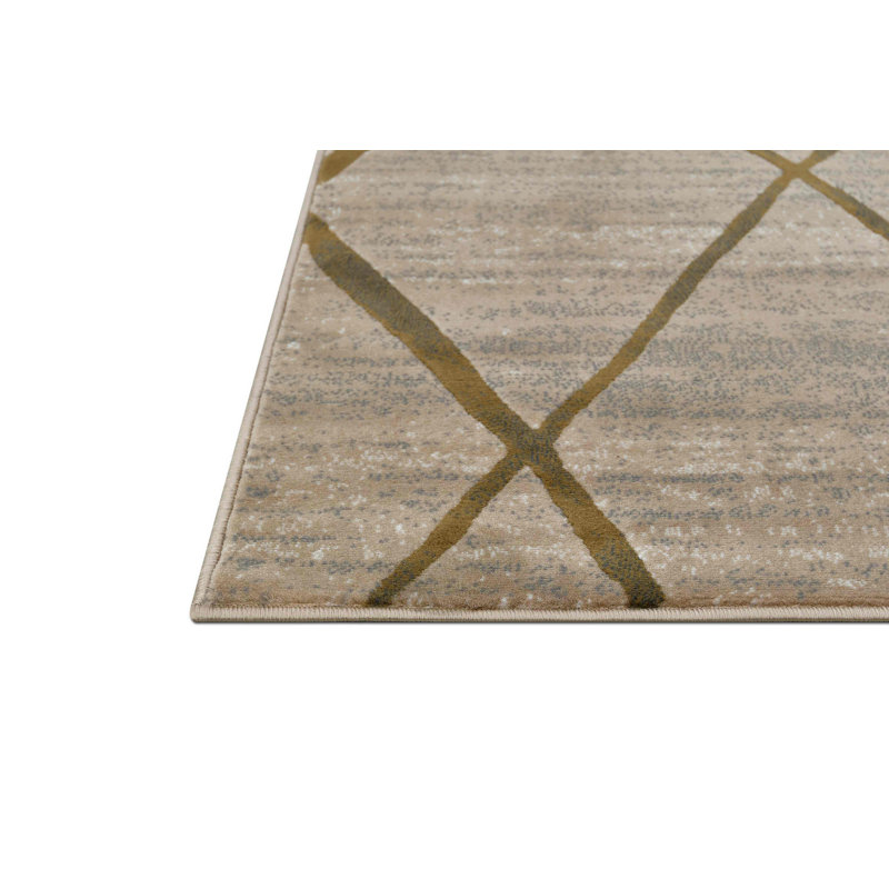 Geometric Indoor Rug, Runner 2' x 7'