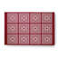 Tapis intérieur / extérieur en chenille tissé à la machine en rouge-90726111
