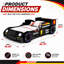 Cadre de lit de voiture de course pour enfants, conception de voiture de course de formule Speedster avec lumières à DEL-133880490