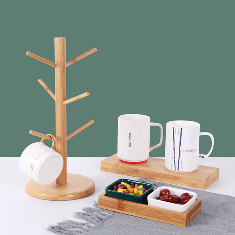 Mug Tree 6-hook Coffee Cup Rack