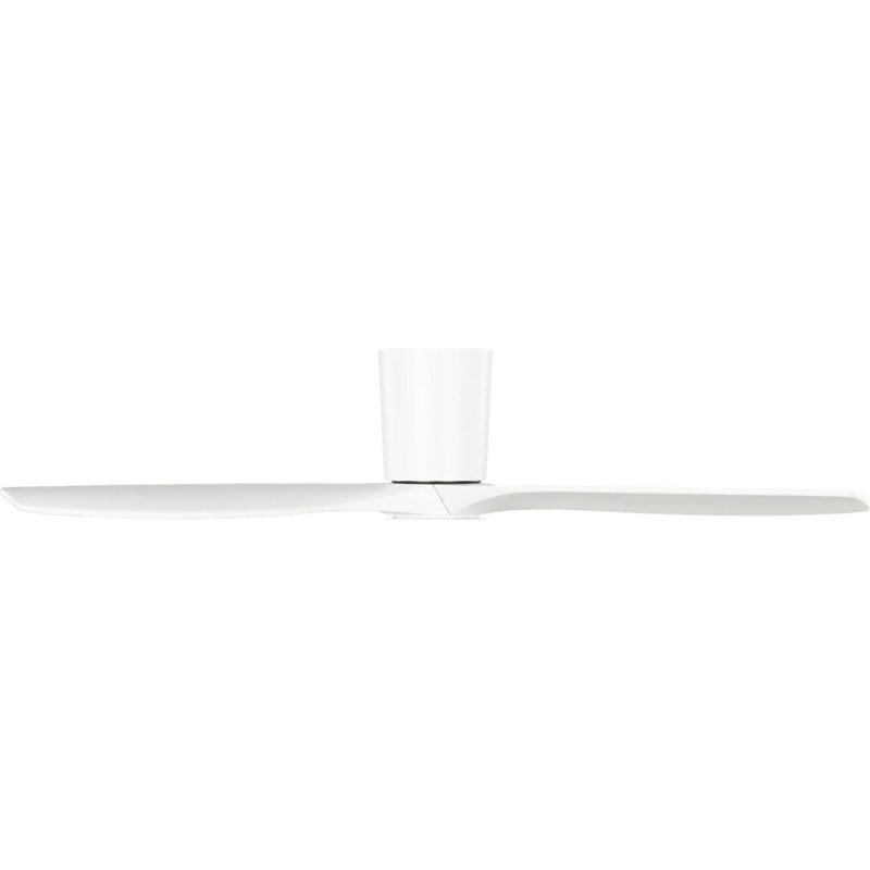 Seyra Smart Hugger LED Ceiling Fan, Matte White, Matte White, 52" Wide