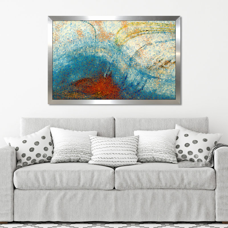 «seek first. « matthew 6:33 », reproduction d’art sur toile, H 27,5 po x l 39,5 po x P 0,75 po, Encadrement argenté