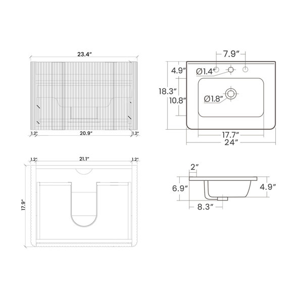 Dimensions du produit