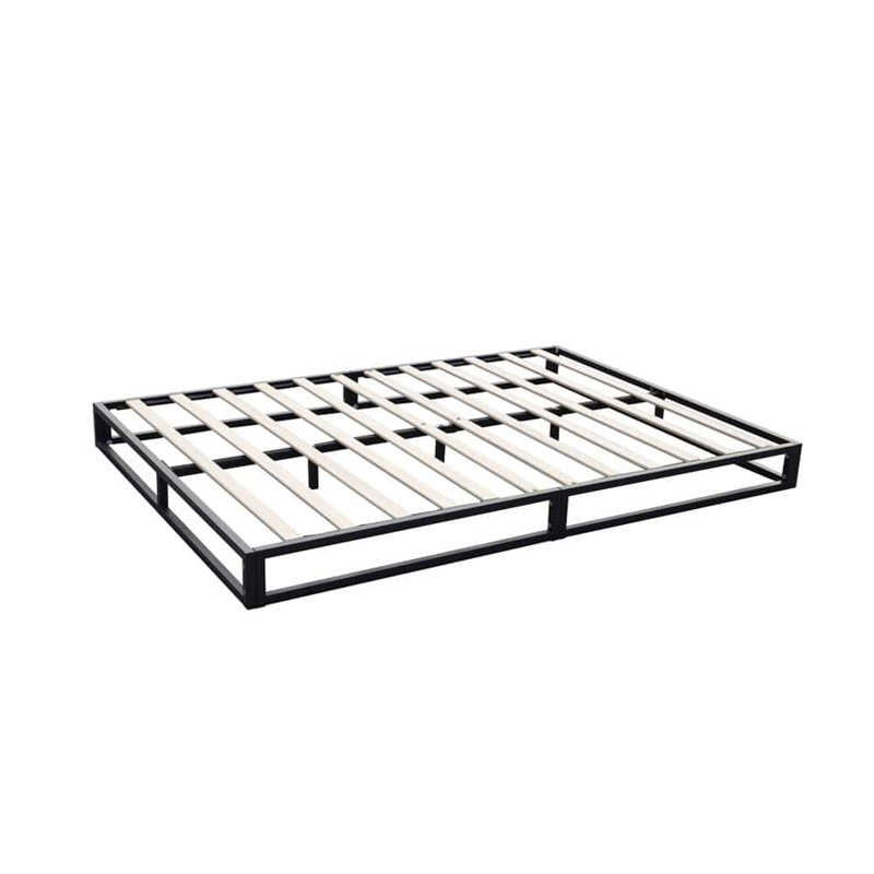 BASICS Metal Platform Bed Frame With Slatted Frame, Kingsize (5')