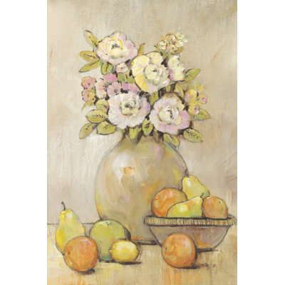 Still Life Study Flowers and Fruit II by Timothy O' Toole - Painting