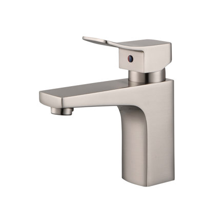 Single-Hole Bathroom Faucet with Drain Assembly