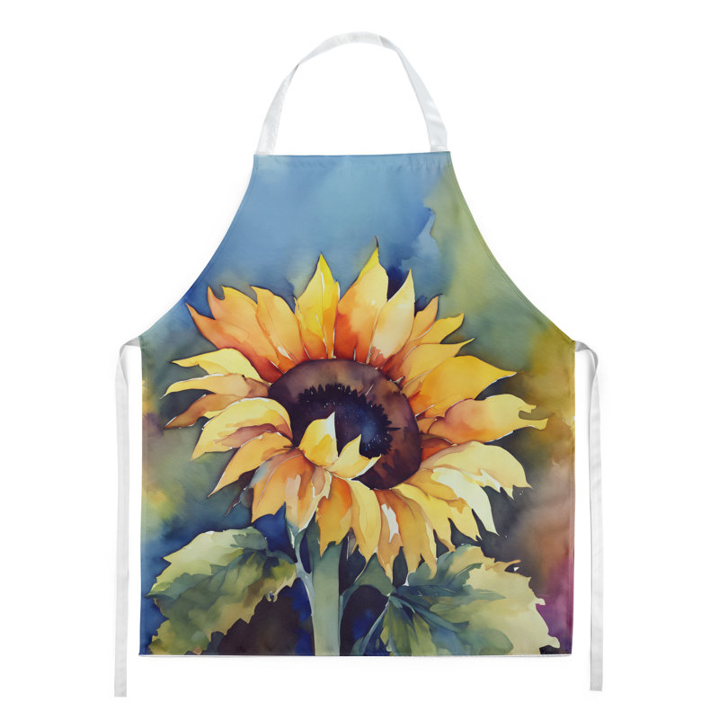 Tournesols en tablier aquarelle