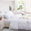 Premium Prewashed Duvet Cover Set Double Brushed Microfiber Reversible With Zipper Closure & Corner Ties-125545717-122516606