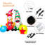 Gnomes simples avec décoration gonflable et boule de neige