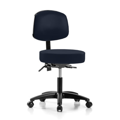 Tabouret avec dossier Chanchnahon PERCH | Hauteur du bureau: 18 à 23 po ou hauteur du banc moyen: 20,75 à 28,75 po