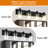  Matte Black Wall Sconces For Bathroom, Modern Vanity Light Fixtures Over Mirror, Bathroom Light Fixtures With Clear Glass Shade, E26 Wall Sconces For Living Room, Hallway-1051574292-1051574295