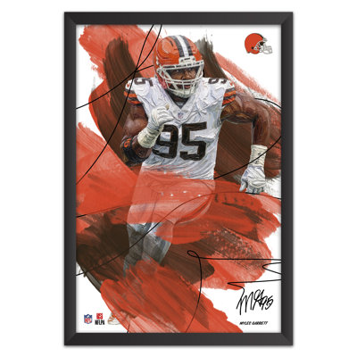 Art encadré NX Las Vegas Raiders Maxx Crosby | 14 po x 20 po